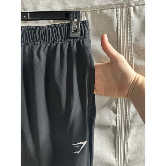GYMSHARK Woman Black Skinny Fit Athletic Training Pants Size Small Pockets Comfy - Picture 5 of 8
